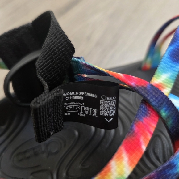 Chaco Rainbow LGBTQ Sandals Womens Size 9 - Picture 4 of 5